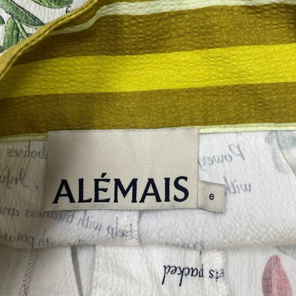 Alemais Rosie Multi Botanical Shorts AU6 US2 - Picture 13 of 14